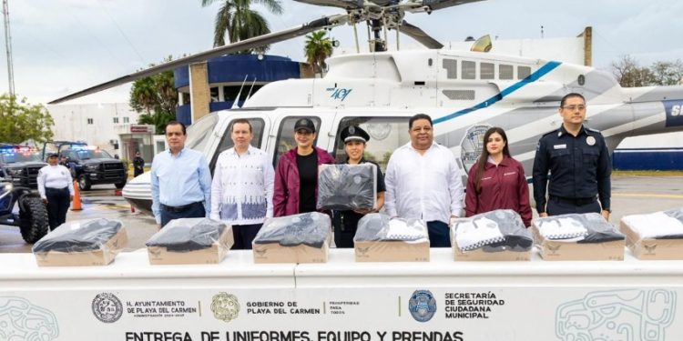 Fortalece Estefanía Mercado equipamiento de la Secretaría de Seguridad Ciudadana de Playa del Carmen con inversión superior a 38.7 MDP