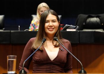 Ante el pleno del Senado, Anahí González fija postura de la Comisión para la Igualdad de Género contra la violencia hacia las mujeres