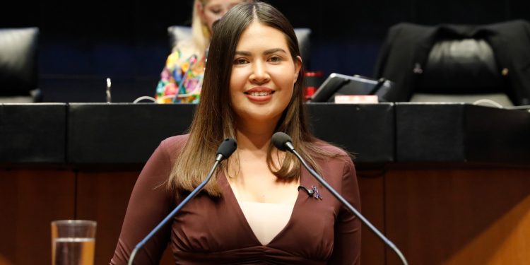 Ante el pleno del Senado, Anahí González fija postura de la Comisión para la Igualdad de Género contra la violencia hacia las mujeres