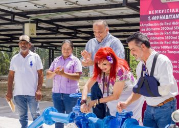 Inauguran sistema de agua potable en comunidad de Escárcega