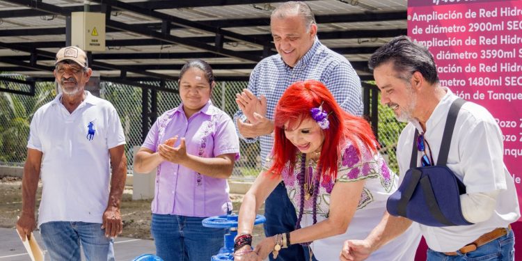 Inauguran sistema de agua potable en comunidad de Escárcega