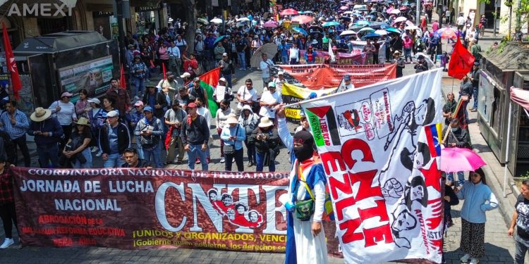 CNTE levanta paro de 72 horas en CDMX sin acuerdos y advierte nuevas protestas rumbo al Mundial 2026