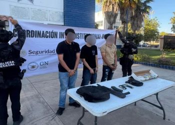 Detienen a cuatro hombres en Culiacán por robo, armas y drogas