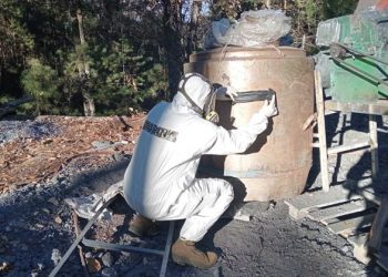 Marina desactiva dos centros de producción de droga en zona rural de Durango
