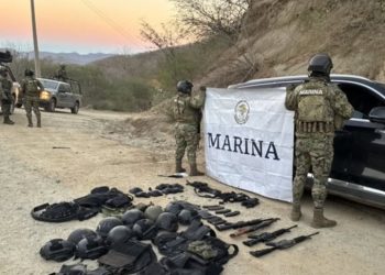 Aseguran armas y más de dos mil cartuchos en operativos en Sinaloa