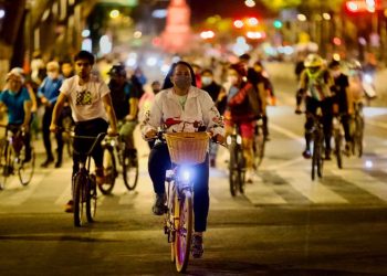 SEMOVI invita al Paseo Ciclista Nocturno de Primavera