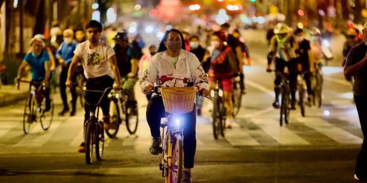SEMOVI invita al Paseo Ciclista Nocturno de Primavera