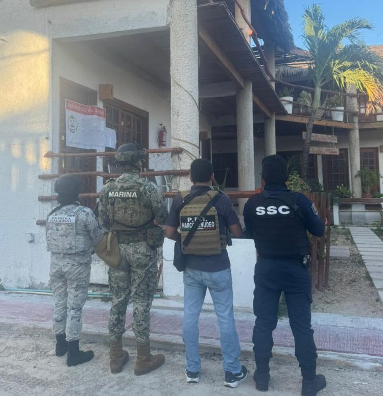 Nuevamente fuerzas Federales toman control de #Holbox, la entrega de Nivardo Mena al crimen es evidente para el #GobiernodeMexico