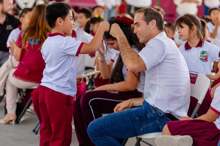 INAUGURAN DOMO EN LA PRIMARIA “OCTAVIANO SOLÍS AGUIRRE” EN BENEFICIO DE MÁS DE 800 ESTUDIANTES