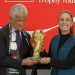 El trofeo mundialista llega a Palacio Nacional rumbo a 2026