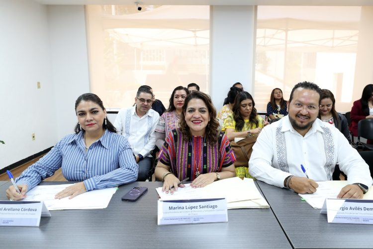 Magistrado Presidente del TEQROO firma convenio con el Presidente del TEPJF para la implementación del MASC