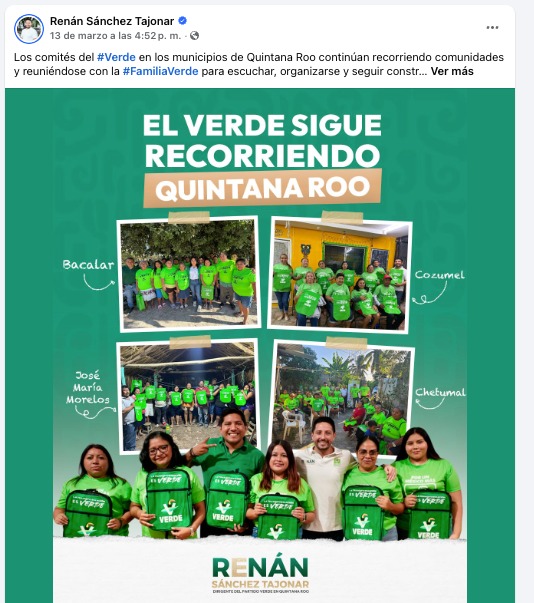 La “Mafia Verde” infla números con millonario gasto en redes, Renan Sánchez simula fuerza electoral en el estado