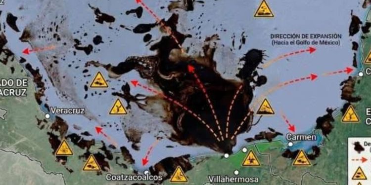 Greenpeace advierte crisis ambiental por derrame de crudo en el Golfo de México