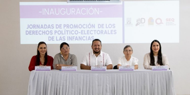 Inauguran jornadas para promover los derechos político-electorales de la infancia en Quintana Roo