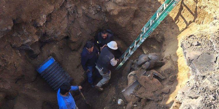 Segiagua sustituye y rehabilita red de drenaje existente en circuito azteca, coyoacán, con tecnología de mínima invasión