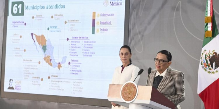 Gobierno federal impulsa estrategia en 61 municipios para atender causas de la violencia