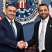 García Harfuch se reúne con director del FBI para reforzar cooperación en seguridad