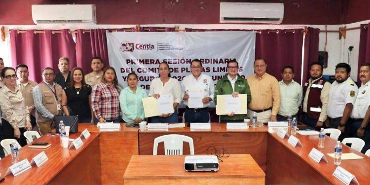 Instalan Comité de Playas Limpias y Seguras 2026 en Centla