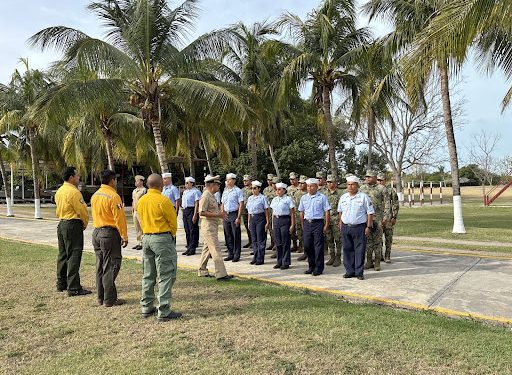 Marina y CONAFOR refuerzan acciones contra incendios forestales en Campeche