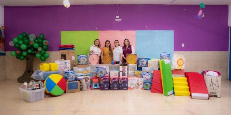 DIF Yucatán fortalece atención a la primera infancia con reequipamiento de Centros de Atención Infantil en Mérida