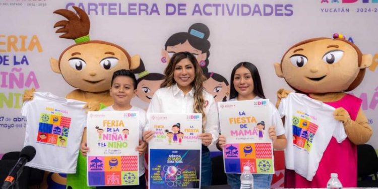 DIF Yucatán presenta la Feria de la Niña y el Niño y la Fiesta de Mamá 2026