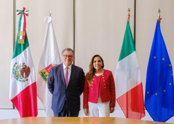 Mara Lezama fortalece lazos con Italia para impulsar el turismo en el Caribe Mexicano