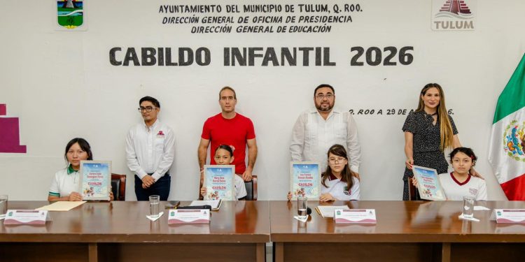 En Tulum se llevó a cabo el Cabildo Infantil 2026