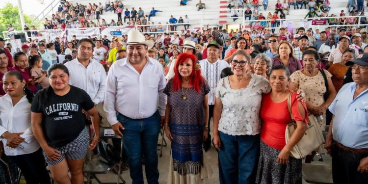 Layda Sansores inaugura tramo carretero Candelaria–Pejelagarto y refuerza conectividad en el sur de Campeche