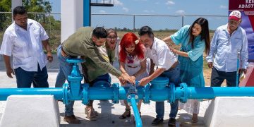 Layda Sansores inaugura sistema de agua potable en Bonfil con inversión de 7.5 mdp