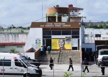 Realizan operativo de seguridad en el Cereso de San Francisco Kobén
