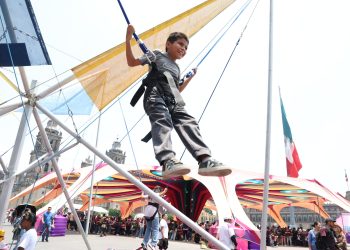 Inaugura Clara Brugada “Zocalito de las Infancias” con más de 100 Actividades para Niñas y Niños