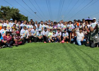 Rumbo al Mundial, Secretaría de Salud Pública entrega dos canchas rehabilitadas, en Iztacalco