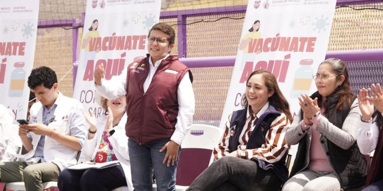 Secretarías de Salud de la Ciudad de México y Estado de México, se unen en vacunación contra el sarampión en la zona limítrofe de la GAM y Tlalnepantla