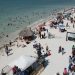 Playa Bonita luce abarrotada en el cierre del periodo vacacional en Campeche