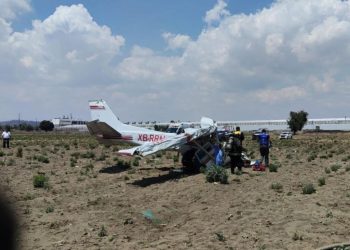 Agencia Federal de Aviación Civil investiga desplome de avioneta en Puebla; hay cuatro muertos