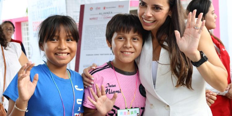 Ana Paty Peralta inaugura ludoteca y aula digital en Cancún para fortalecer el desarrollo infantil