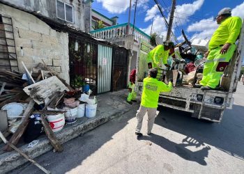 Refuerzan lucha contra el dengue en Cancún con retiro de 731 toneladas de cacharros