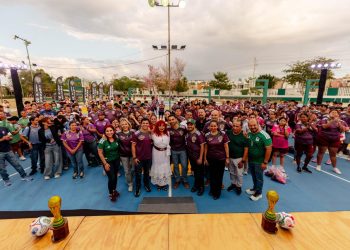 Layda Sansores San Román, Inauguró  El Torneo “Mundialito Social De Fútsal 2026” 