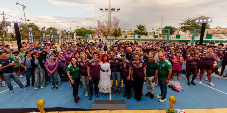 Layda Sansores San Román, Inauguró El Torneo “Mundialito Social De Fútsal 2026”