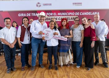 Layda Sansores fortalece el bienestar en Candelaria con inversión histórica de 26.4 mdp