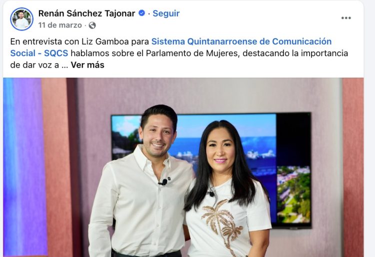 Alma Beatriz García Muñoz pone el #SQCS (Sintema Quintanarroense de Comunicación Social) al servicio de “La Mafia Verde” vetando y atacando actores a conveniencia, abusando de recursos públicos para fines políticos y privados.