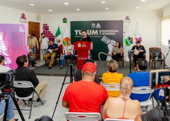 REFUERZAN ACCIONES PREVENTIVAS DE PROTECCIÓN CIVIL Y LIMPIEZA DE PLAYAS EN TULUM