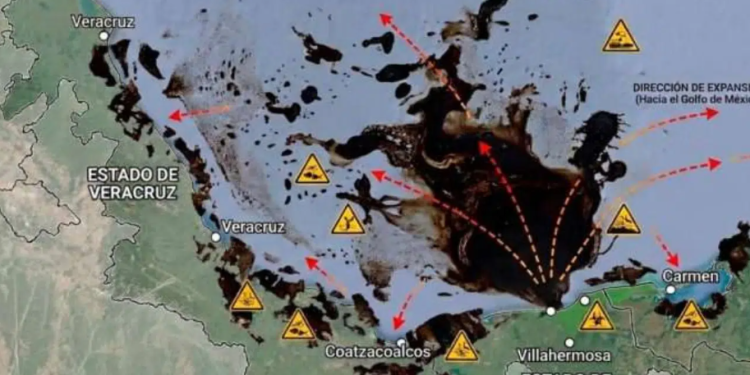 Derrame en el Golfo de México ya impacta 933 km de costa; ONG exige acciones urgentes