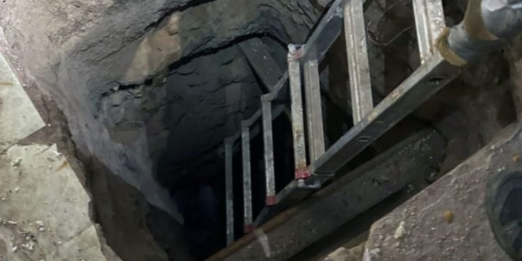 Inhabilitan túnel en Nogales, Sonora, utilizado para contrabando y tráfico de personas