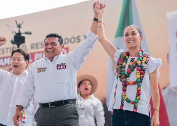 Javier May anuncia posible visita de Claudia Sheinbaum a Tabasco en mayo