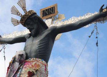 Avanza restauración del Cristo Negro de San Román en Campeche
