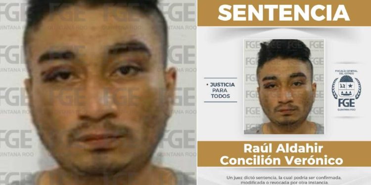 Sentencian a 25 años de prisión a sujeto por homicidio en Cancún
