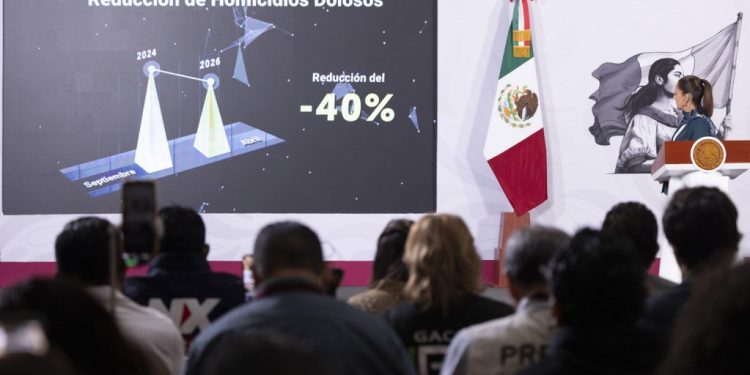 Homicidios dolosos bajan 40% en el país. La coordinación entre autoridades es resultado de la reducción
