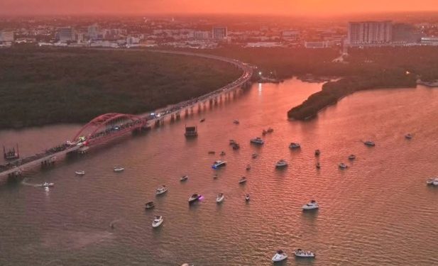 El sector náutico de Quintana Roo da a conocer el interés en crear tours en torno al Puente Lagunar Nichupté