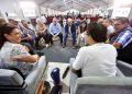 En Audiencia Ciudadana, reconoce Clara Brugada a trabajadores de la construcción, y encabeza atención a más de 4 mil personas
